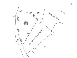 Bán 274,6m2 đất tại tđ2115 tbđ8, xóm thái sơn 2, quyết thắng, tp thái nguyên  03544121