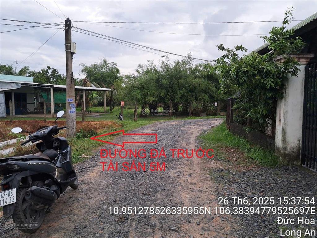 Ngân hàng bán trực tiếp 1.185m2 đất tại td656  660, tân mỹ, huyện đức hòa, tỉnh long an  03113226