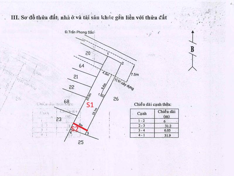 Bán đất tặng nhà tại td167, số 35b, đường trần phong sắc, p4, tân an, long an, 189.3m2 05174070