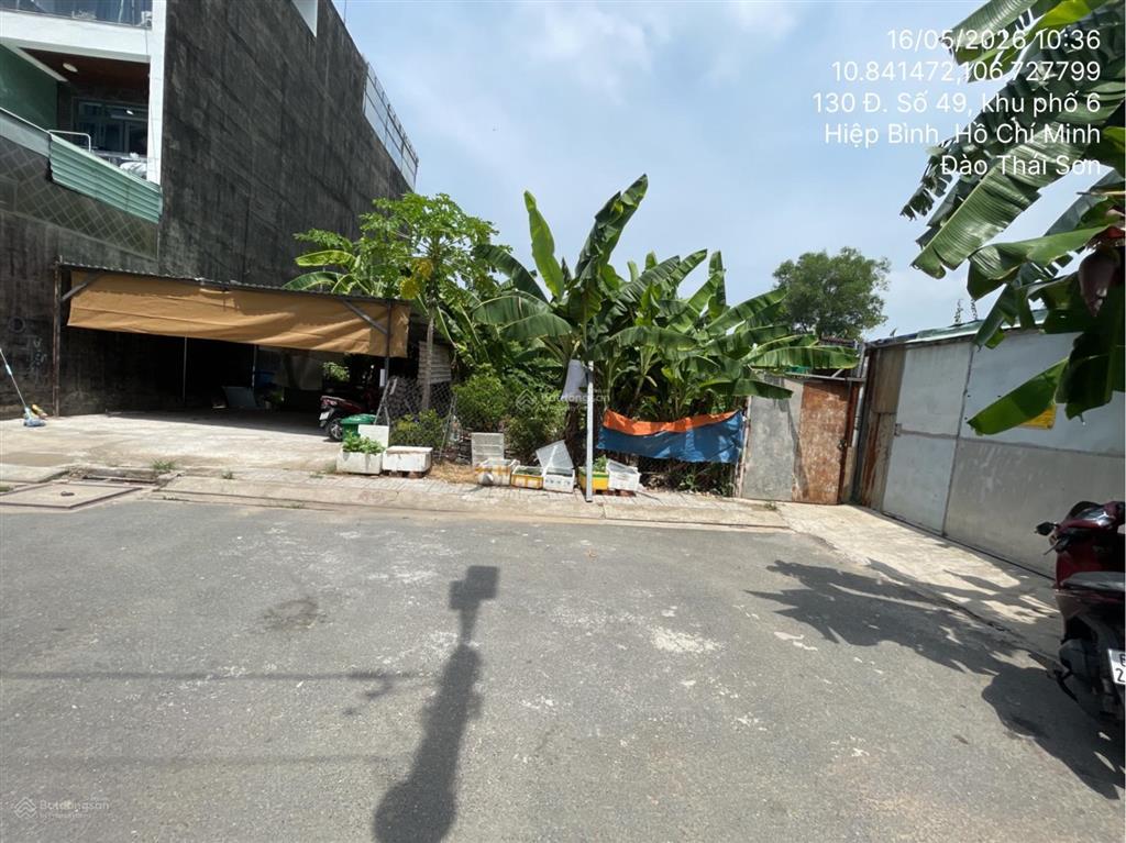 Bán thửa đất số 1214, tờ bản đồ số 24, phường hiệp bình chánh, thành phố thủ đức, hồ chí minh
