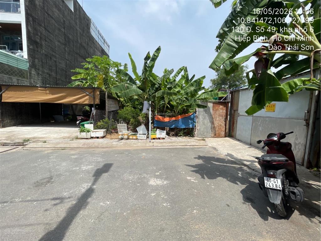 Bán thửa đất số 1214, tờ bản đồ số 24, phường hiệp bình chánh, thành phố thủ đức, hồ chí minh