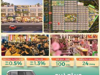 Hàng hiếm! nhà phố 60 m2  tx6159, vinhomes green city 3,96 tỷ, 4pn, tặng vf3, ck 25%, htls 24 th