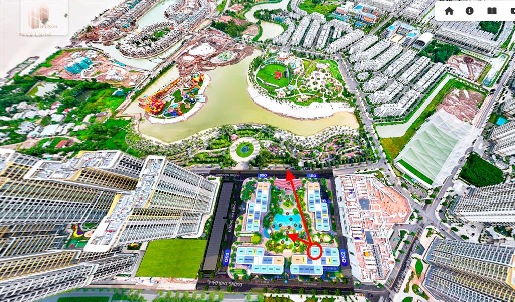 View trực diện nội khu và công viên 36ha os212.02 opus one  vinhomes grand park. 85 m2, 6,99 tỷ