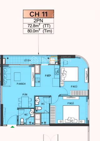 Cực phẩm! căn góc 2pn opus one os516.11 vinhomes grand park 80m2, 5,7 tỷ, view nội khu, công viên