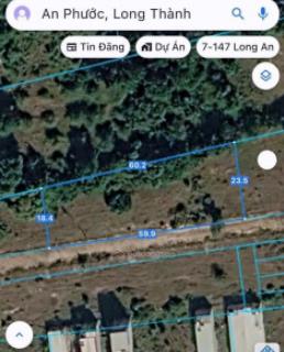 Bán đất 1252m2 ngay kcn long thành an phước sổ hồng riêng đất ở