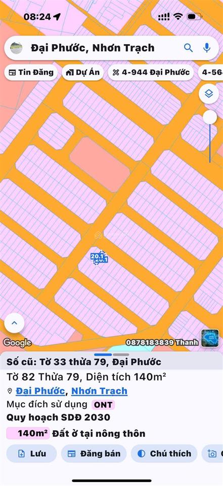 Cần bán nhà tdc đại phước, đồng nai, dt 140m2 đường nhựa 20m, nhà 1 trệt 1 lầu, giá rẻ