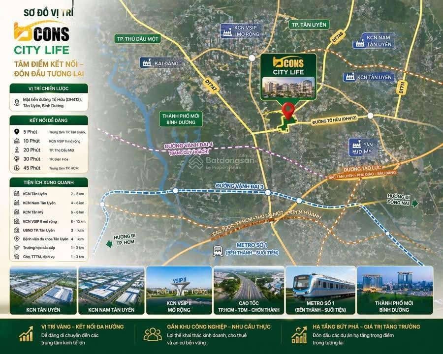 Bán nhà phố bcons city life đường tố hữu, tân uyên, tp. hcm 3 tầng dt 70m2 giá 3,48 tỷ/căn