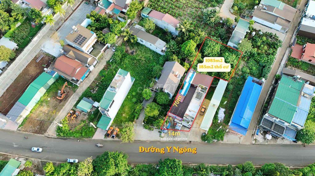 bán nhà 3 lầu 1050m2 mặt tiền Y ngông - Tp BMT