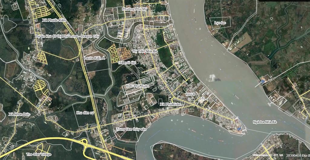 Nền 83.5m2 kdc cotec phú xuân đg 12m ngay trung tâm hành chính nhà bè, sổ đỏ cty. giá 3.9 tỷ.