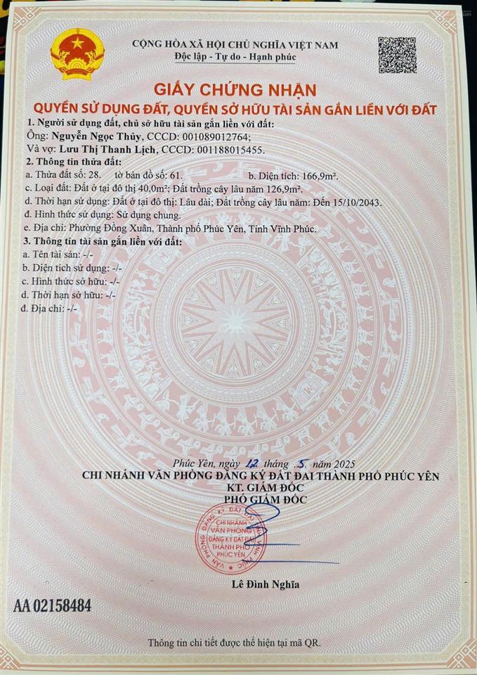 Chính chủ bán nhà 166,9 m2, sẵn kinh doanh, ngay trục đường chính vào hồ đại lải
