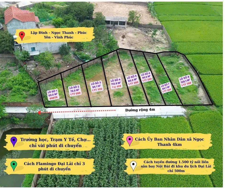 Đất phúc yên chỉ 699 triệu đón sóng tuyến đường 1.500 tỷ nối nội bài đại lải