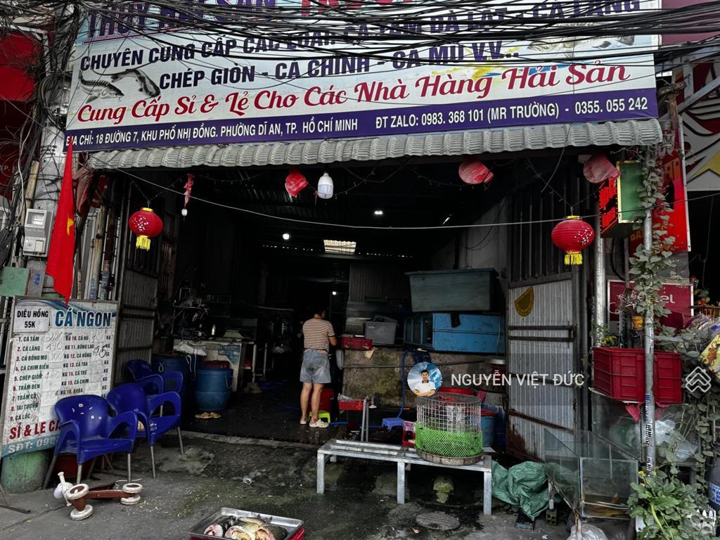 Giảm 1,6tỷ bán gấp 177m2 mặt tiền chợ bờ hồ trung tâm hành chính dĩ an kế bên kcn sóng thần