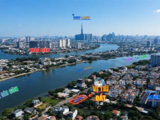 Gần 600m2 mặt tiền sông sài gòn đường số 10 hiệp bình chánh thự khu nhà hàng biệt thự nổi tiếng sg