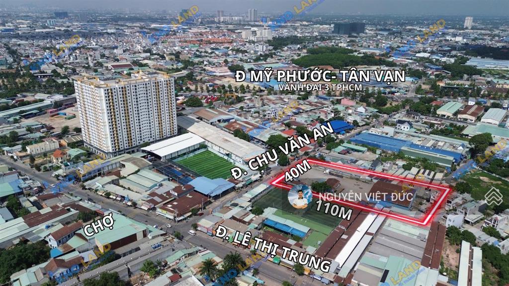 Quỹ đất 4701m2 mặt tiền chu văn an sát vành đai 3 tphcm xây dựng chung cư cực đẹp cần bán gấp