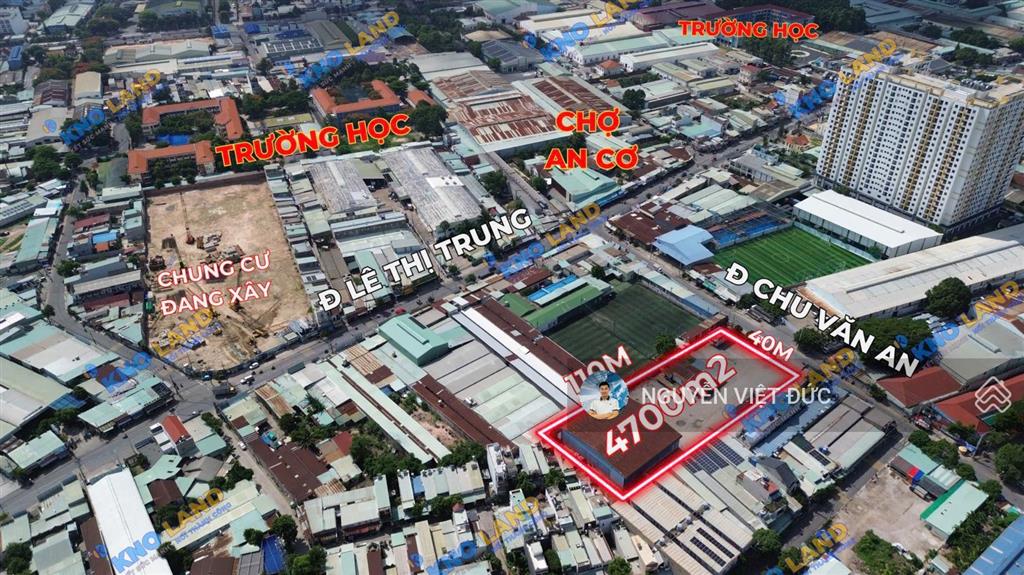 Quỹ đất 4701m2 mặt tiền chu văn an sát vành đai 3 tphcm xây dựng chung cư cực đẹp cần bán gấp