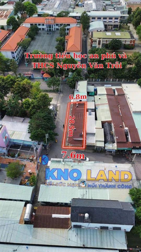 Bán gấp lô góc ngay cổng trường cấp 2 thuận an. tặng 6 kiot có sẵn cho thuê 20tr/tháng