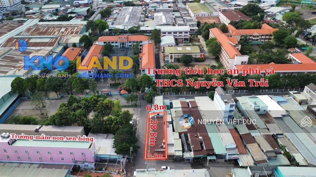 Bán gấp lô góc ngay cổng trường cấp 2 thuận an. tặng 6 kiot có sẵn cho thuê 20tr/tháng