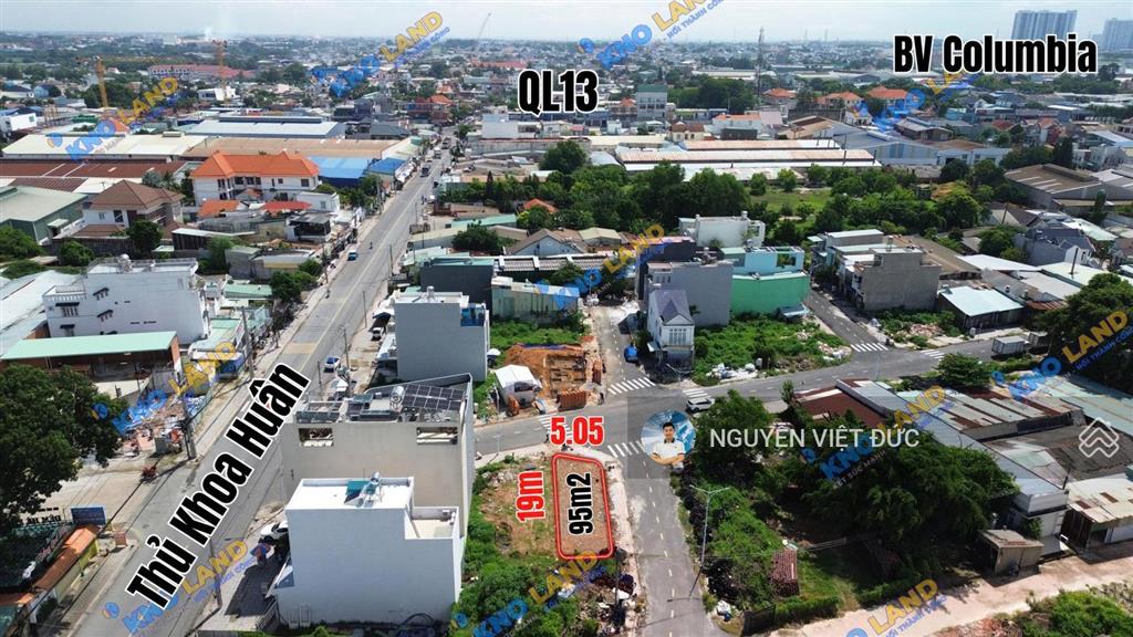 Lô góc ngã tư ngay thủ khoa huân kinh doanh sầm uất cách ql13 chỉ 100m cực đẹp