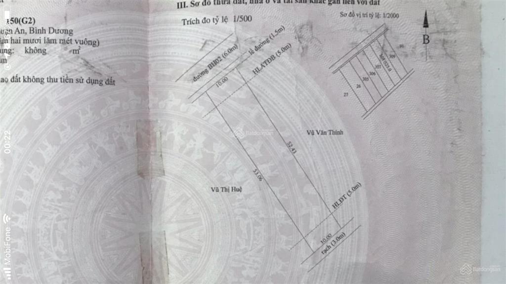 Cho thuê đất mặt tiền bình hoà 4 thuận an bình dương 10 x 52,5m, đường 68m, to đẹp, giá 35 triệu
