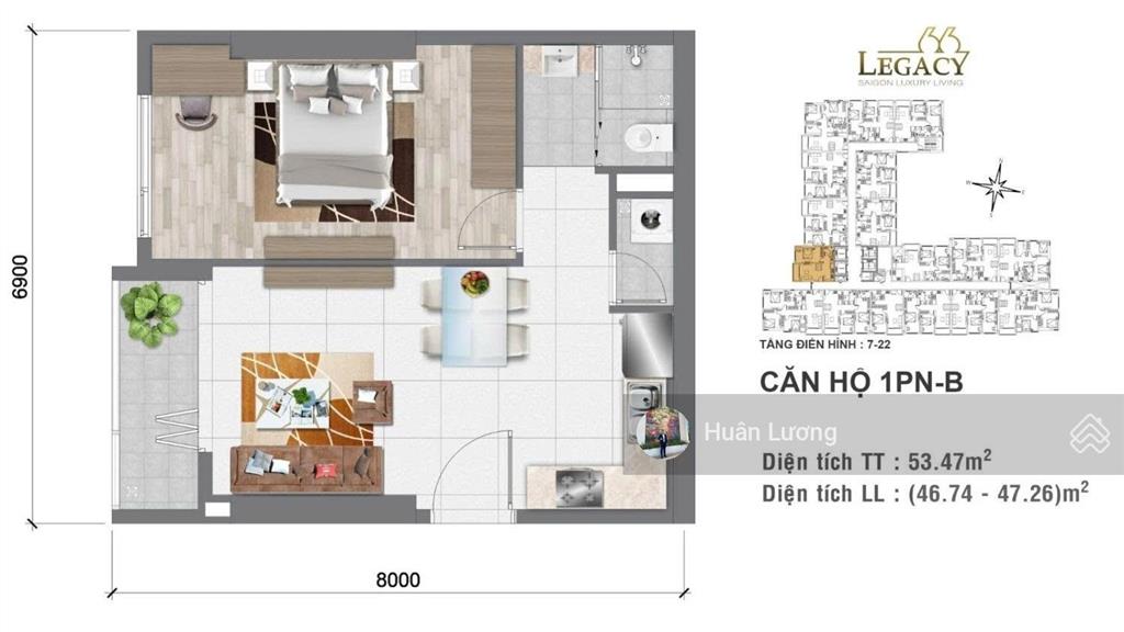 Bán căn hộ 1pn50m21pn1wc giai đoạn đầu tại legacy 66, quận 5 (cũ) chỉ thanh toán 10% ký hđmb