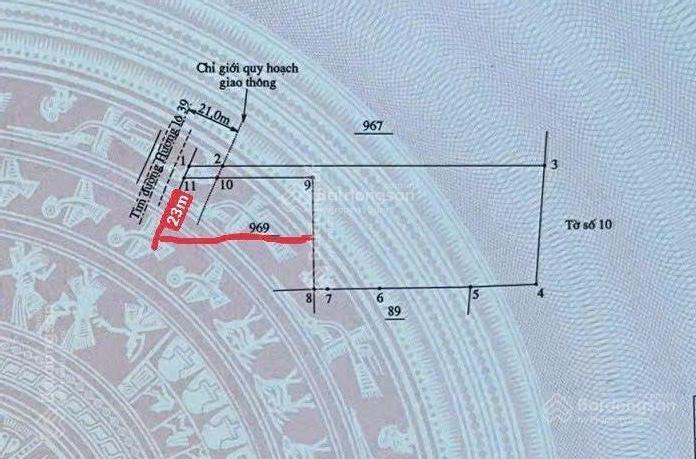 Bán đất mặt tiền hương lộ 39, suối tiên, diên khánh