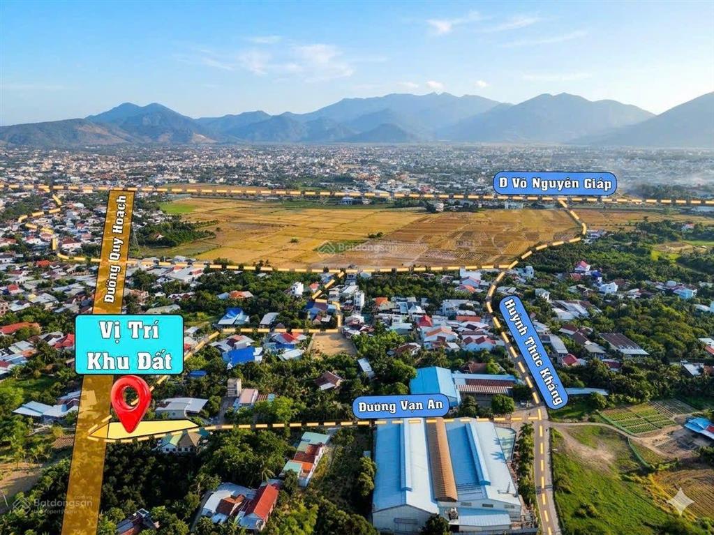 Bán lô đất đẹp mặt tiền đường vạn an, xã diên khánh, gần võ nguyên giáp
