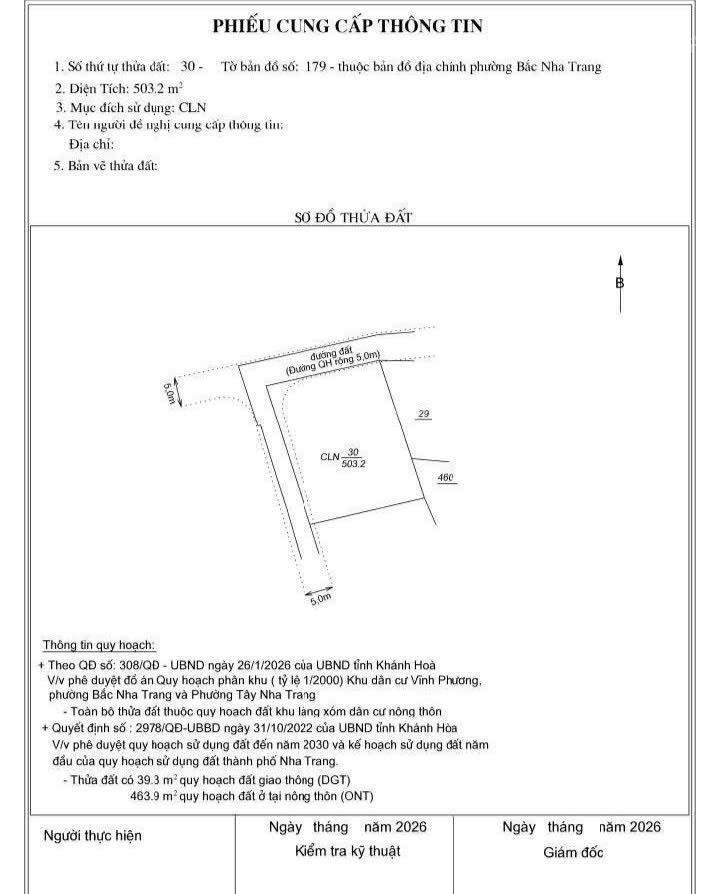 Bán lô đất hẻm 14 nguyễn xiển, phường bắc nha trang