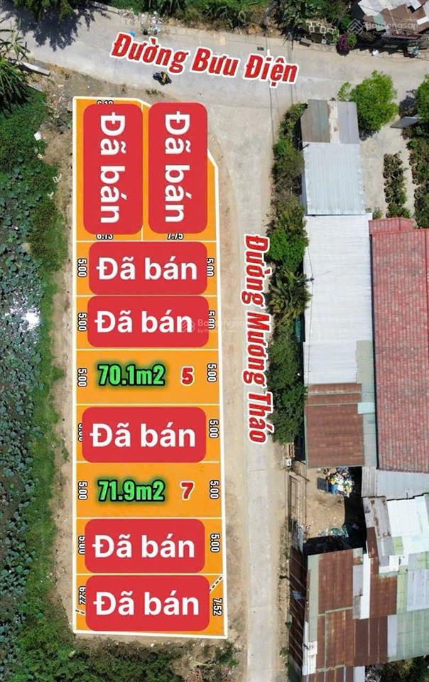 Bán đất xã diên điền trên mặt tiền đường bưu điện và đường mương tháo bê tông rộng 8m