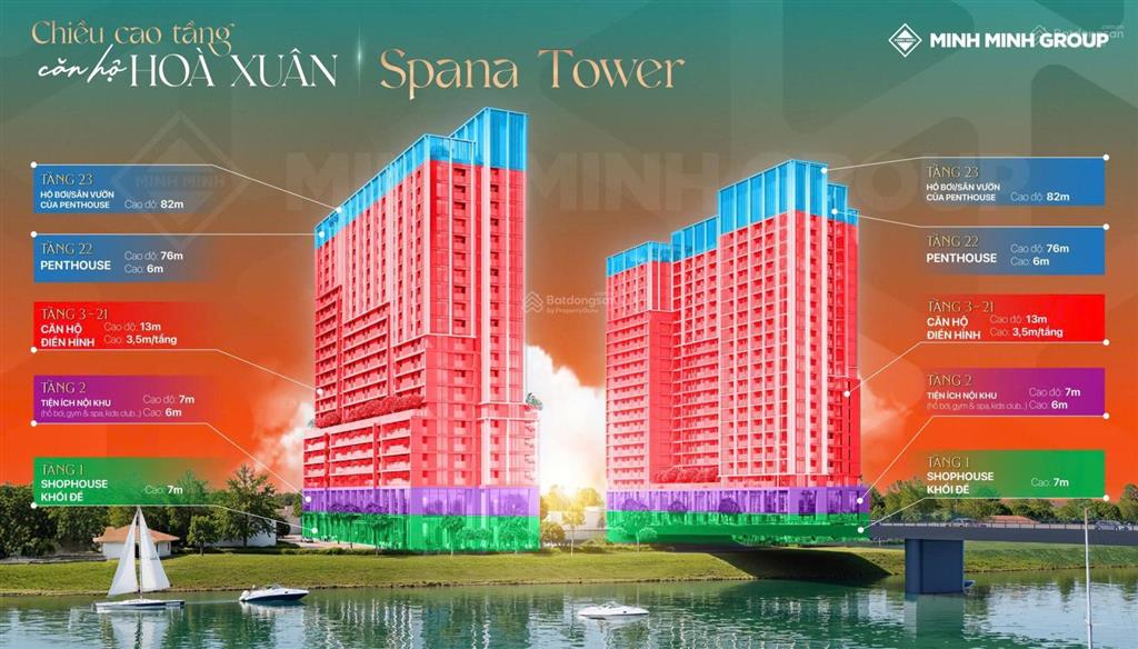 Căn góc 2pn 70m² tầng 5 giá tốt chỉ 3 tỷ 5 tttđ dự án spana tower