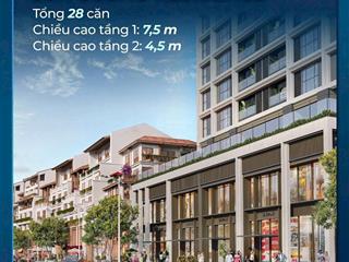 Bán shophouse khối đế p2 sun cosmo residence, 203m2, đ.trần hưng đạo giá đầu tư tốt hưởng full ck