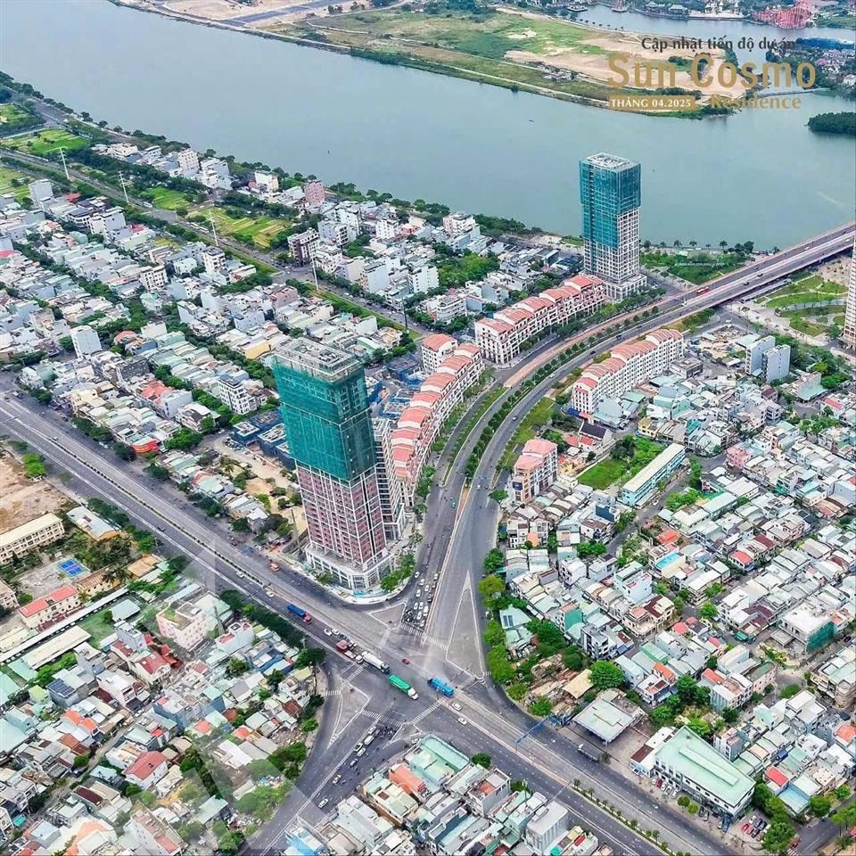 Bán shophouse khối đế p2 sun cosmo residence, 203m2, đ. trần hưng đạo giá đầu tư tốt hưởng full ck