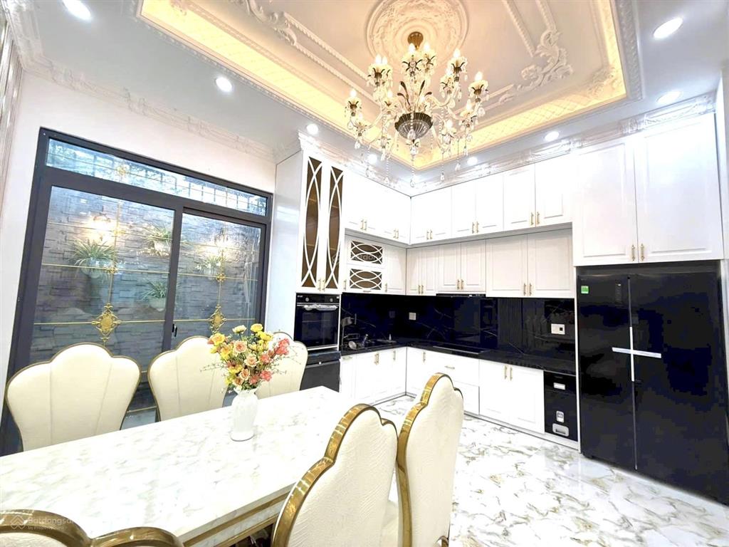 Nhà 4 tầng đẹp từng centimet  thang máy 450kg đường 10m đào tông nguyên 9.8 tỷ