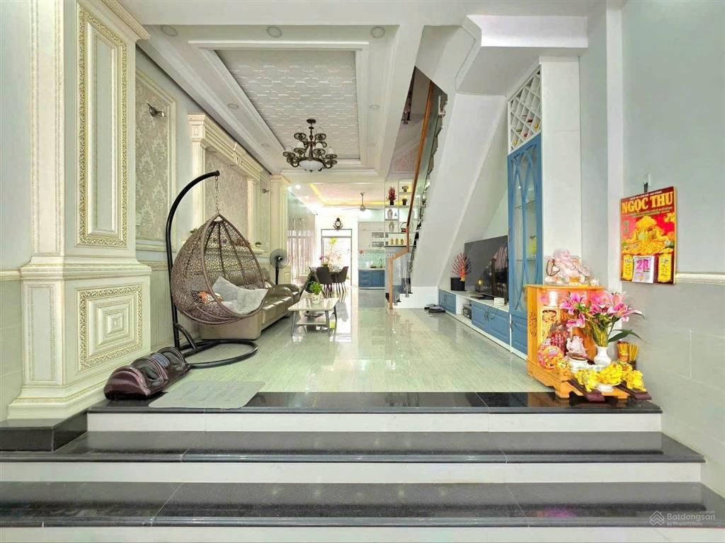 Rẻ hơn thị trường 1 tỷ, nhà đẹp hxh, 4.5 x 23m (~103m2), 4 tầng, chỉ còn 7,5 tỷ