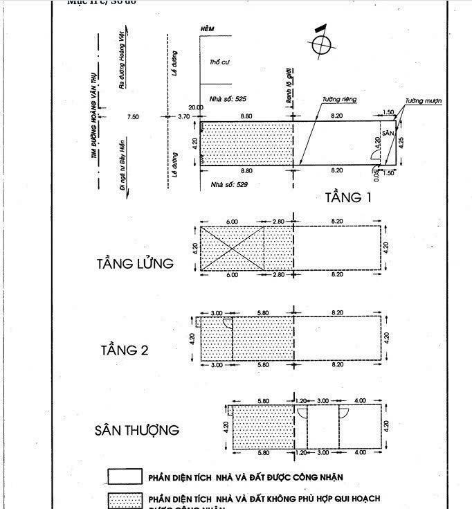 Nhà mặt tiền 527 hoàng văn thụ  giá 14 tỷ  vị trí gần sân bay tân sơn nhất!