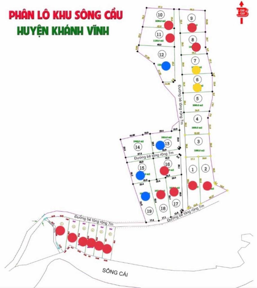 Bán lô đất 1,000m2 giá 1.2 tỷ đồng tại xã khánh vĩnh, khánh hoà