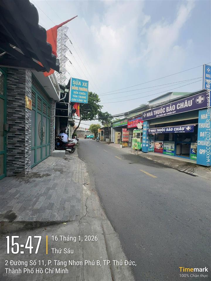 Bán nhà mt đường 11, tnpb, q9, 185m2, ngang 9m, giá rẻ