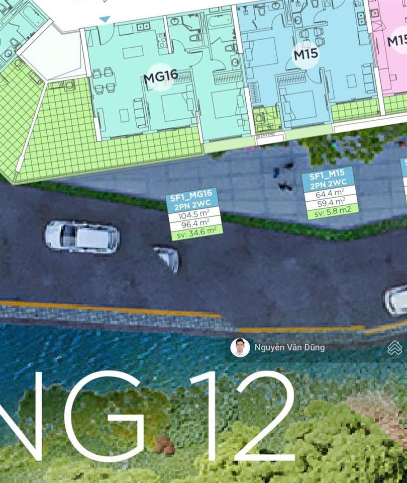 Mezza sky forest  hướng nam mát. 2 tầng lên đến 160m2 ban công rộng.  0918 114 ***