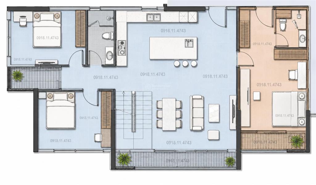 Bán duplex penthouse hoàn thiện. giá 20,x tỷ view đẹp. sdt 0918 114 ***