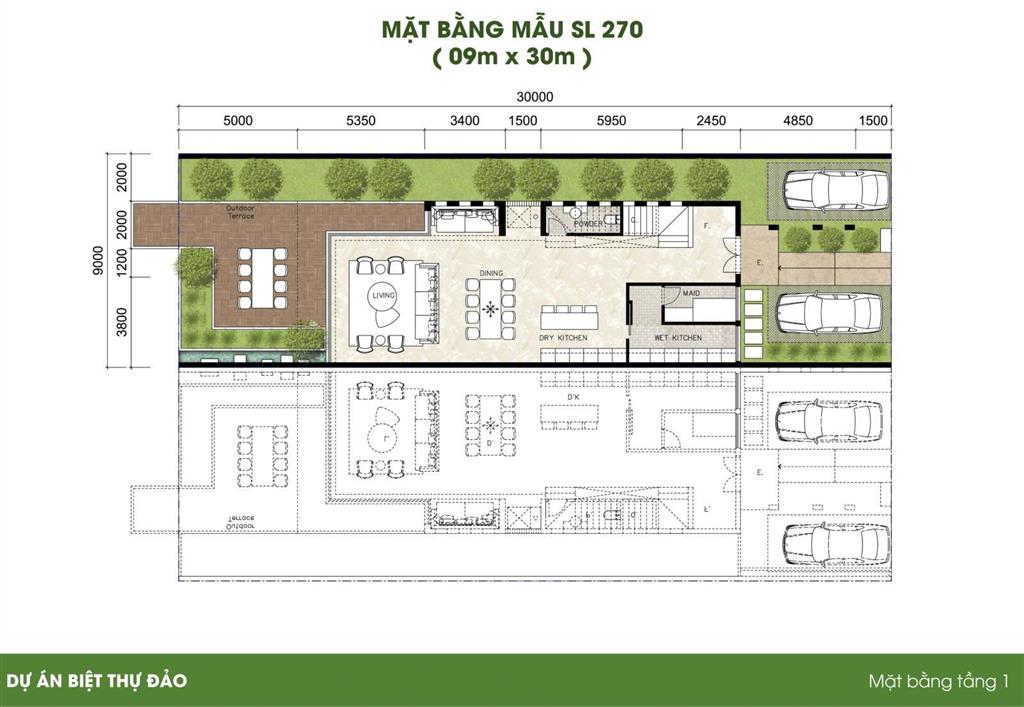Chính chủ bán biệt thự đảo ecopark 270m2 hoàn thiện.  0981 152 ***