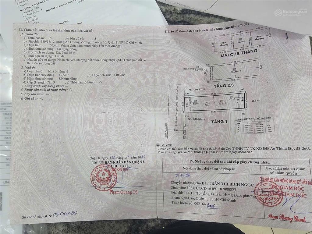 Siêu phẩm q8  hxh an dương vương (gần cầu mỹ thuận) p. bình phú, sát vách q.6  tiềm năng tăng giá