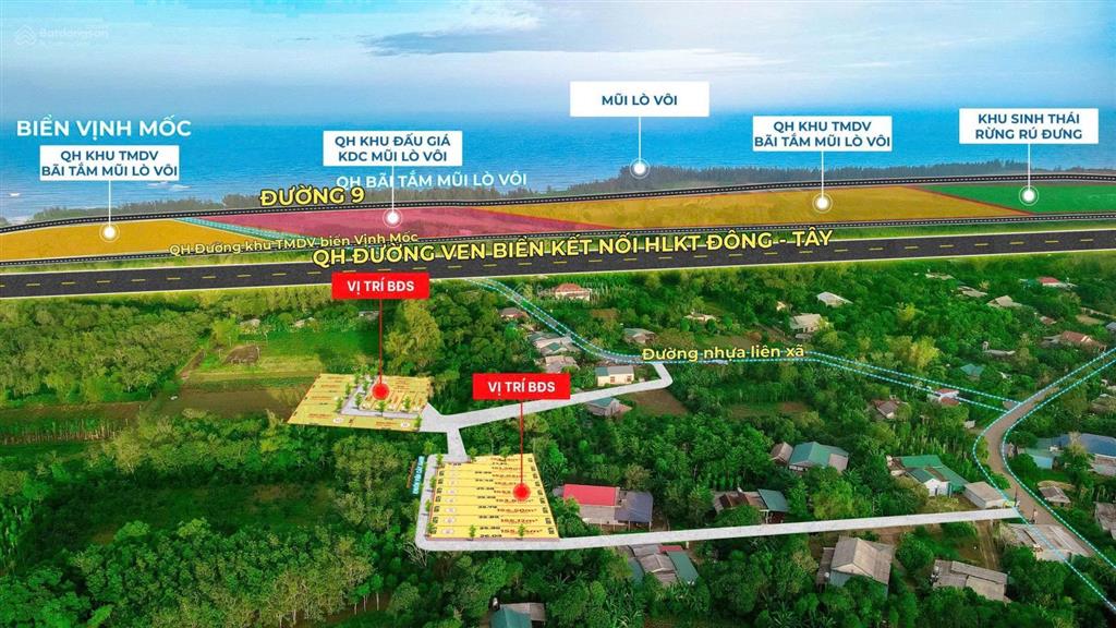 Chính chủ cần bán đất biển 200m2 mặt tiền 10m ngay gần bãi tắm cửa tùng quảng trị