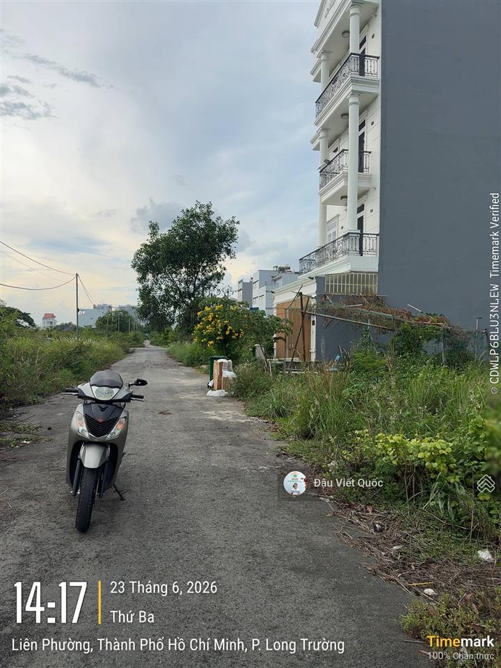 Cần bán lô đất dự án khu dân cư sở văn hóa thông tin quận 9, sổ đỏ cá nhân,  0975 147 ***