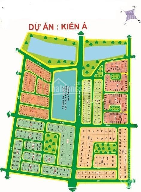 Bán nền biệt thự kdc kiến á, quận 9, dt 10x20,2m, hướng tây nam, đường 12m, giá 85 tr/m2