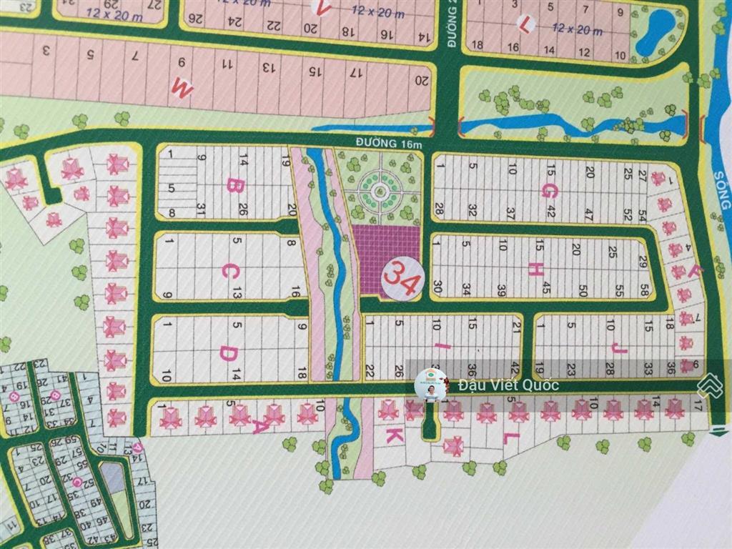 Bán nhanh lô biệt thự 10x20m ngay dự án kdc đông dương đường bưng ông thoàn q9. 40 tr/m2