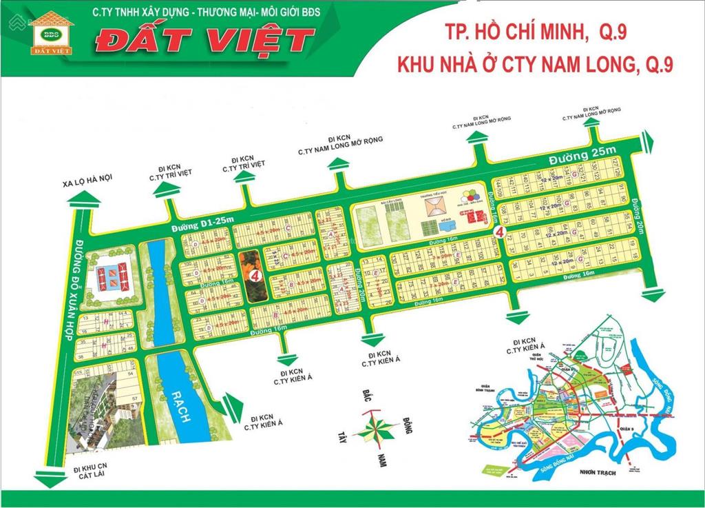 Cần bán nhanh 1 lô đất nam long, p. phước long, (tp thủ đức), dt 4,5 x 20m, vị trí đẹp cần bán