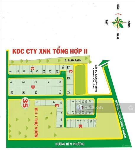 Bán đất dự án xuất nhập khẩu  p. phú hữu  tp. thủ đức, sổ đỏ cá nhân, dt 5x19m