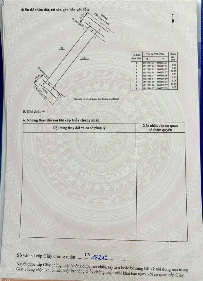 Bán đất lương định của phường tây nha trang