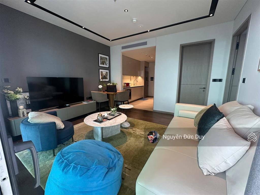 Căn 1pn 1wc 63m2 giá 45tr/th full nội thất view trực diện sông sài gòn, pháo hoa tại nhà