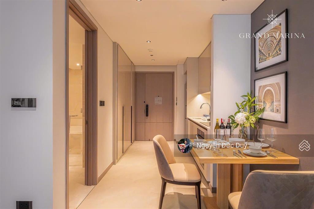 Đức duy grand marina cho thuê căn 1pn 63m2 giá 40tr/tháng full nội thất, miễn phí quản lý