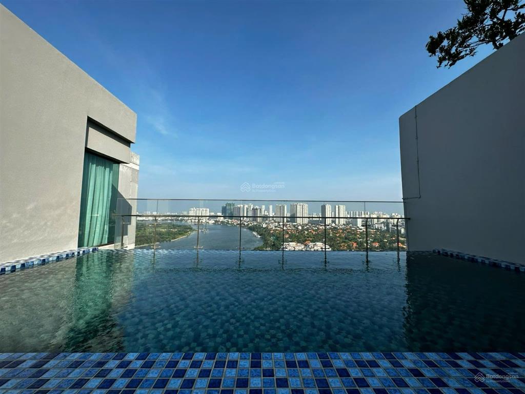 Penthouse d'edge thảo điền, dt 420m2 + hồ bơi riêng, view sông sài gòn giá 80 tỷ.  0931 356 ***